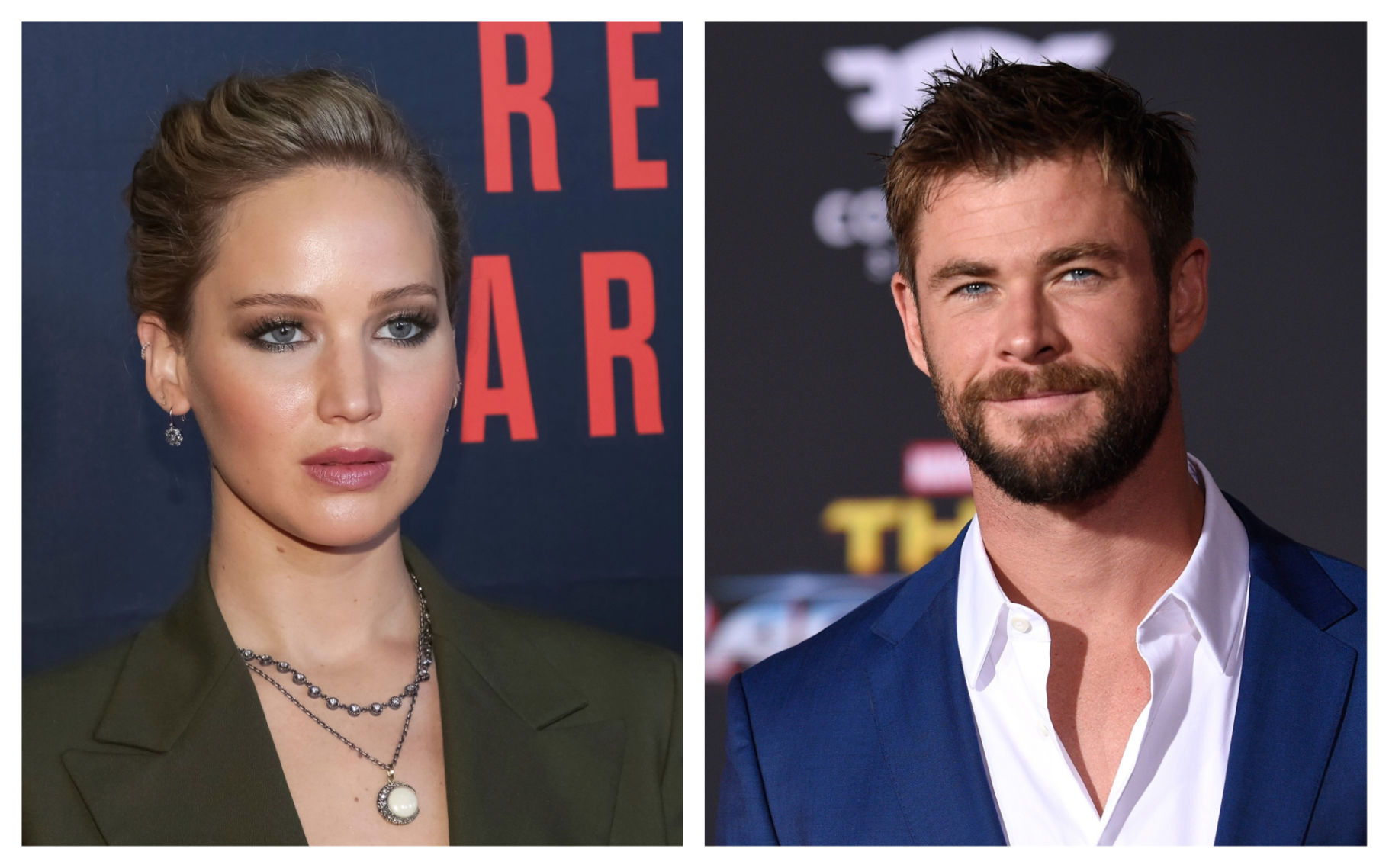 4. Jennifer Lawrence and Chris Hemsworth